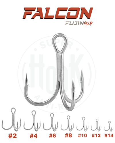 Fujin Falcon Süper Anti-Rust Üçlü Kanca