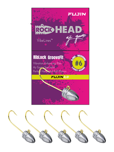 Fujin Rock-Head 6no Aji Game Jighead