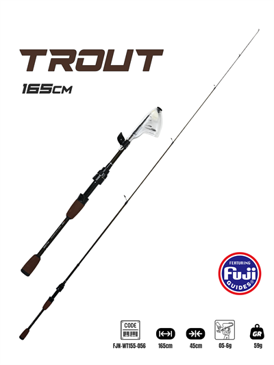 Fujin Trout 165cm 05-6gr Teleskopik Alabalık Kamışı