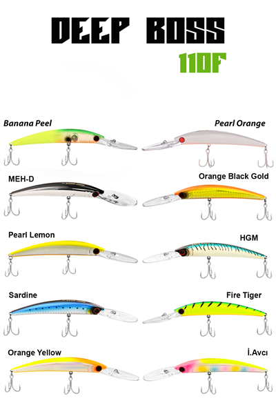 Fujin DeepBoss 110F 16gr Maket Balık
