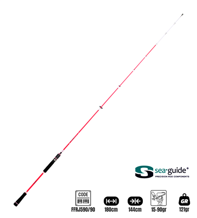 Fujin Freyja Light Jigging 180cm 15-90gr Jig Kamış