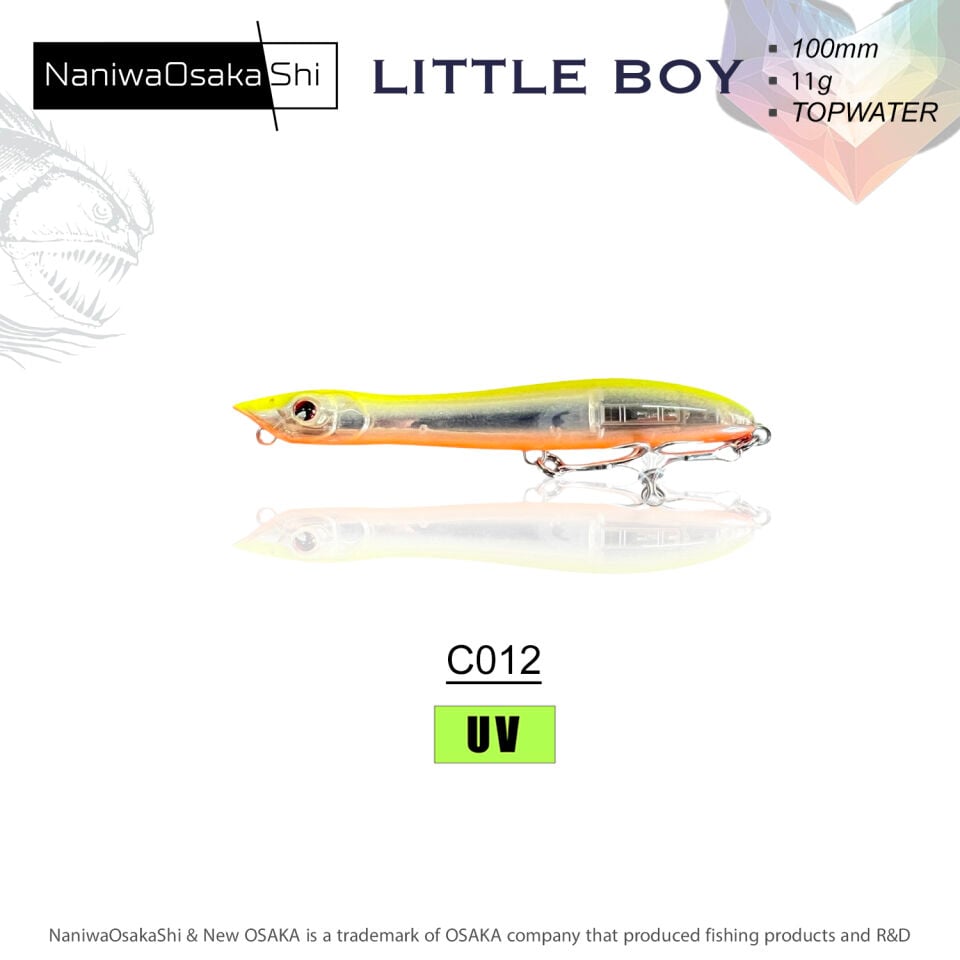 NaniwaOsakaShi Little Boy 100mm 11Gr Topwater