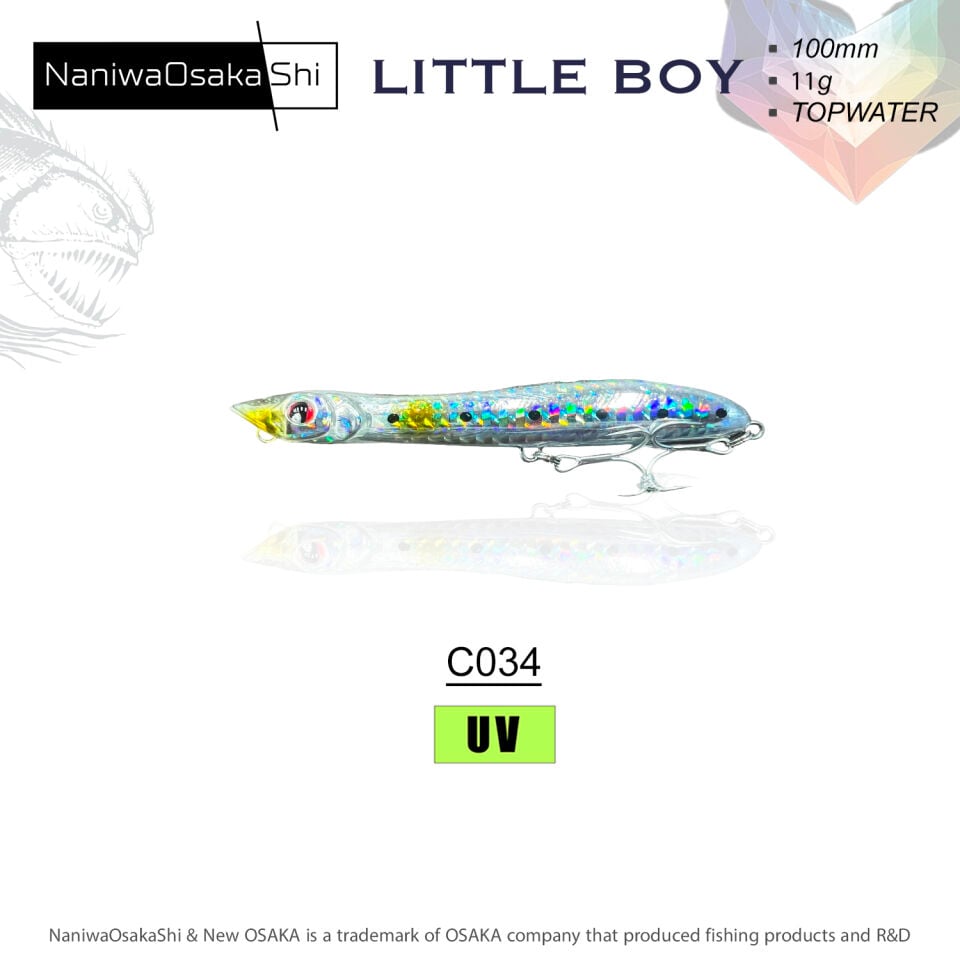NaniwaOsakaShi Little Boy 100mm 11Gr Topwater