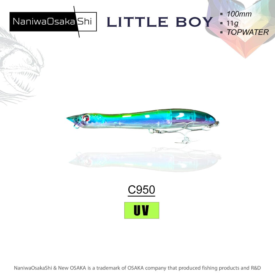 NaniwaOsakaShi Little Boy 100mm 11Gr Topwater