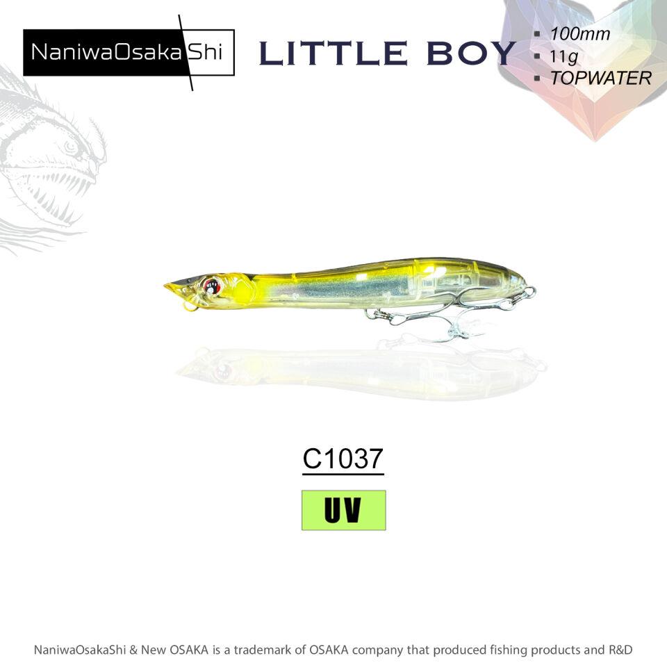 NaniwaOsakaShi Little Boy 100mm 11Gr Topwater C1037