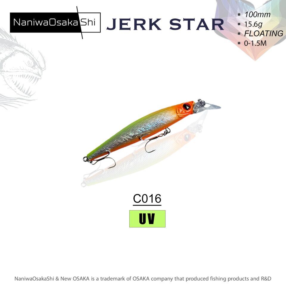 NaniwaOsakaShi Jerkstar 100mm 15.6Gr