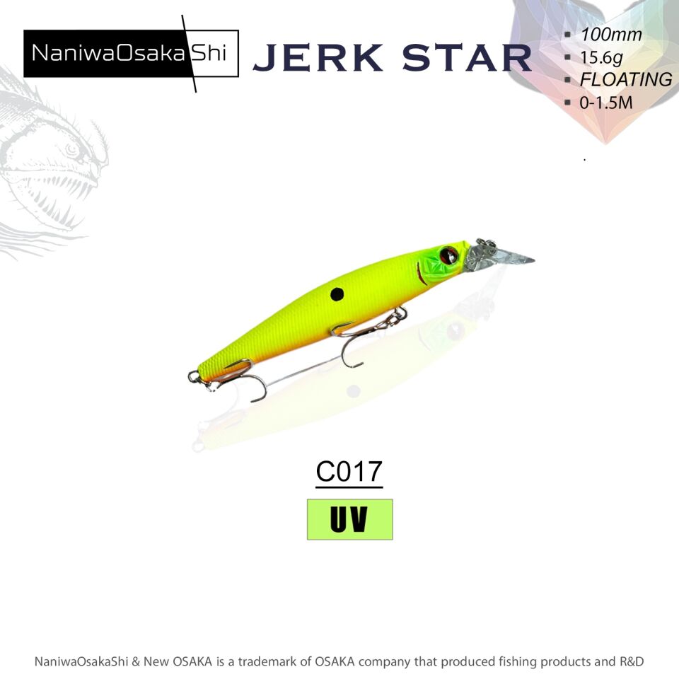 NaniwaOsakaShi Jerkstar 100mm 15.6Gr