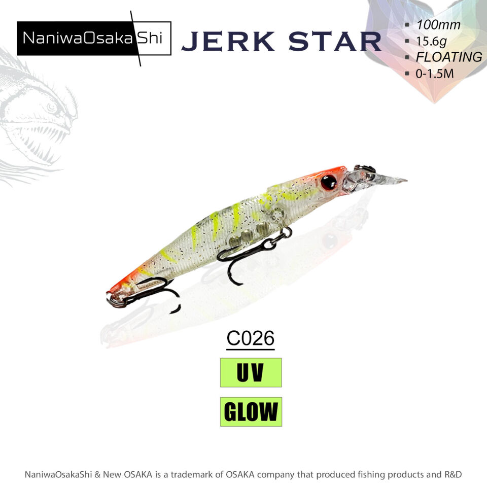 NaniwaOsakaShi Jerkstar 100mm 15.6Gr