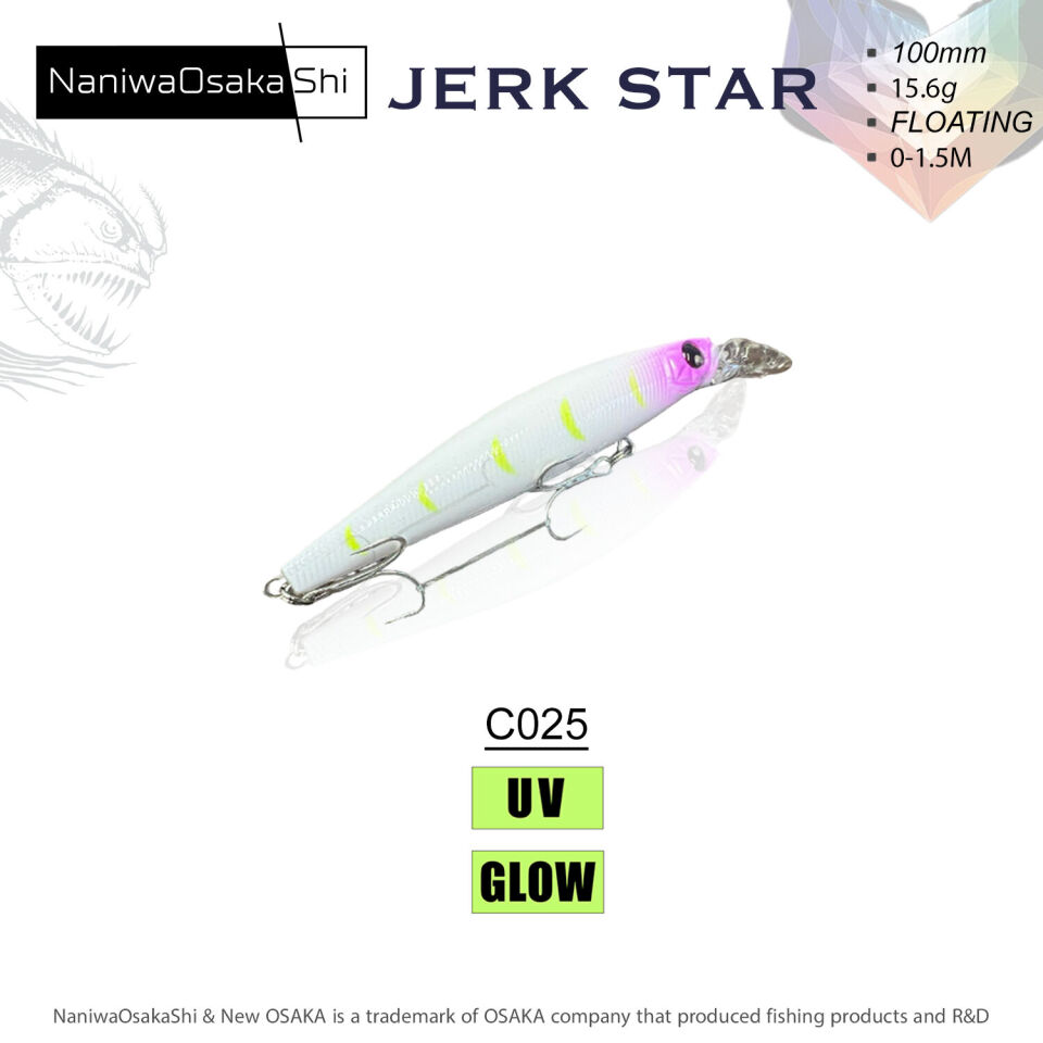 NaniwaOsakaShi Jerkstar 100mm 15.6Gr C025