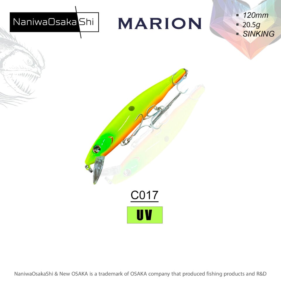 NaniwaOsakaShi Marion 120mm 20,5Gr Sinking