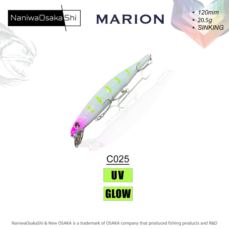 NaniwaOsakaShi Marion 120mm 20,5Gr Sinking