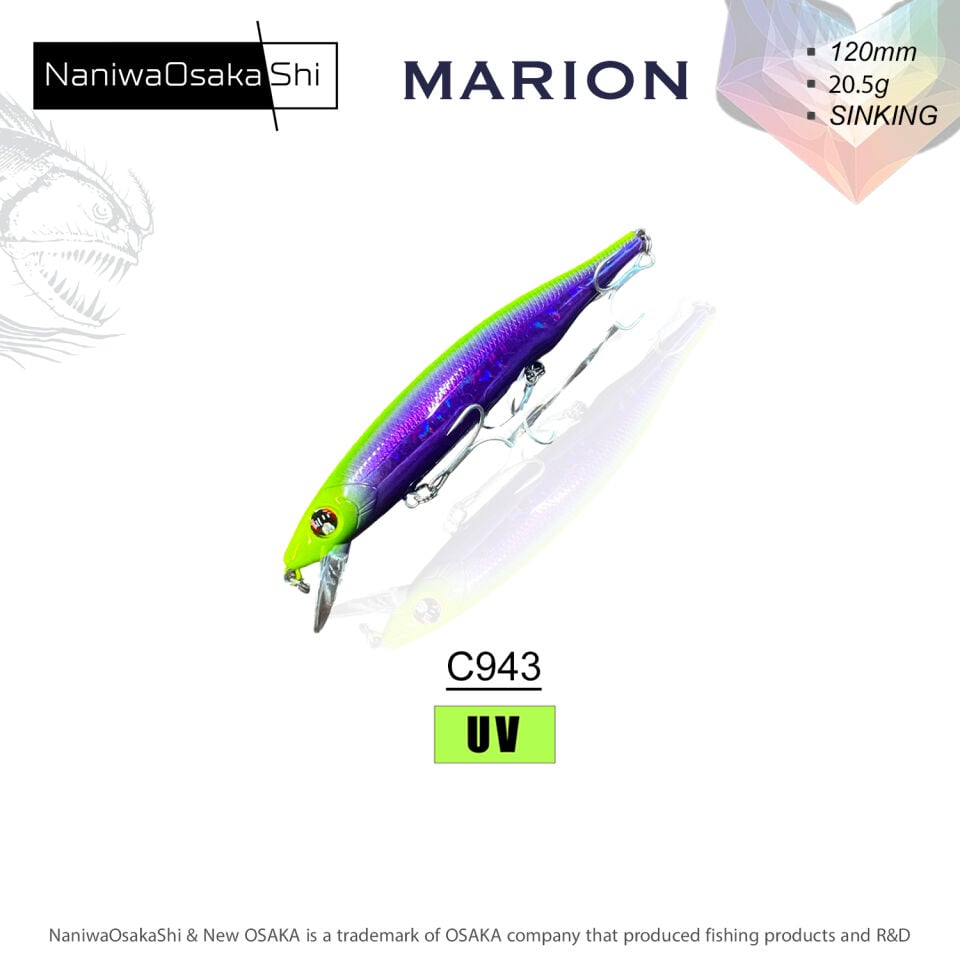 NaniwaOsakaShi Marion 120mm 20,5Gr Sinking