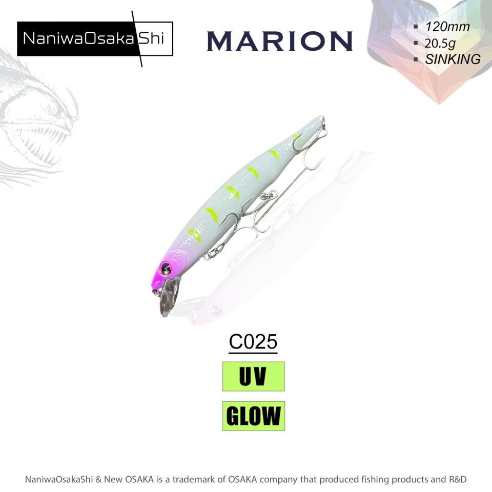 NaniwaOsakaShi Marion 120mm 20,5Gr Sinking C025