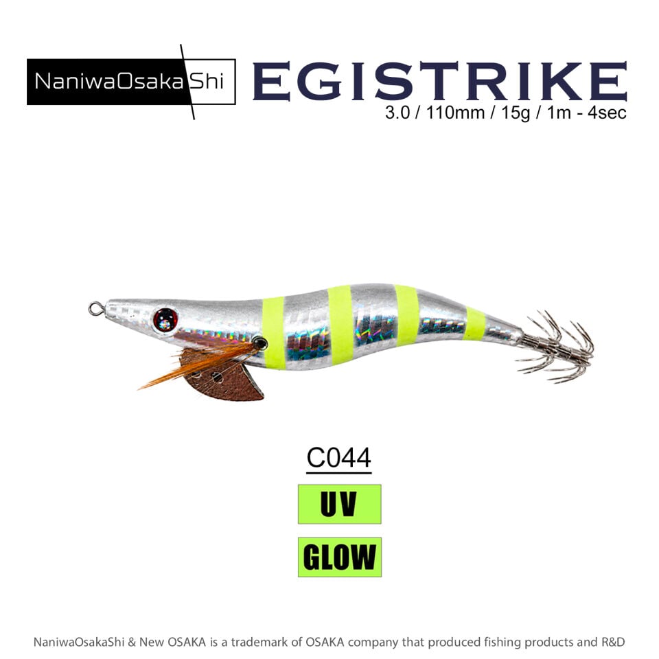 NaniwaOsakaShi EgiStrike 3.0 110mm 15.4g C044