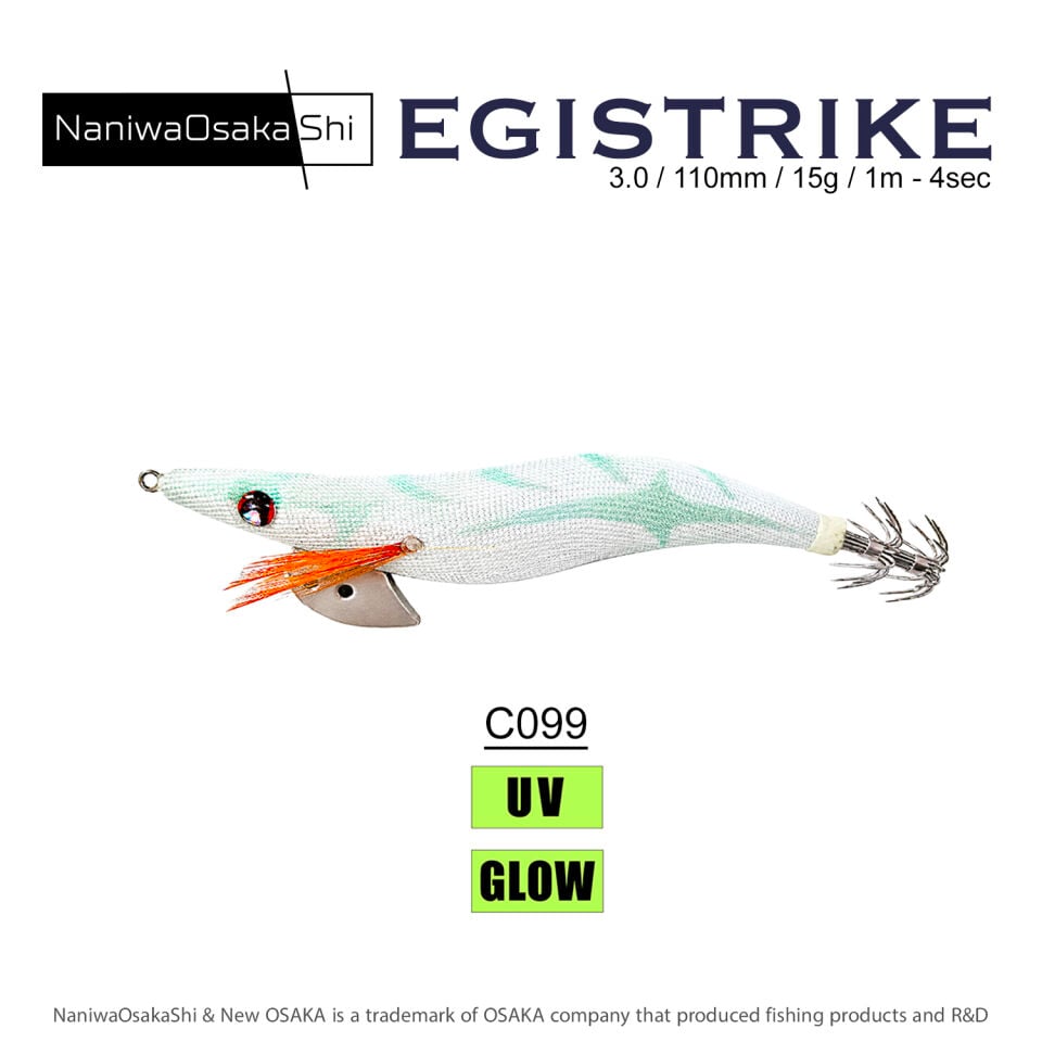 NaniwaOsakaShi EgiStrike 3.0 110mm 15.4g C099
