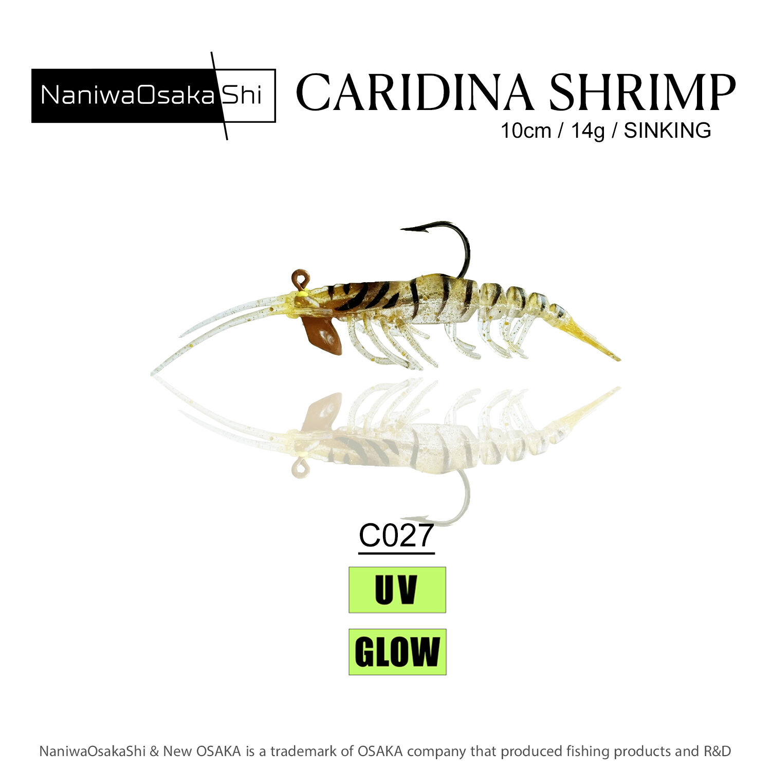 NaniwaOsakaShi Caridina Shrimp 10cm 14Gr C027