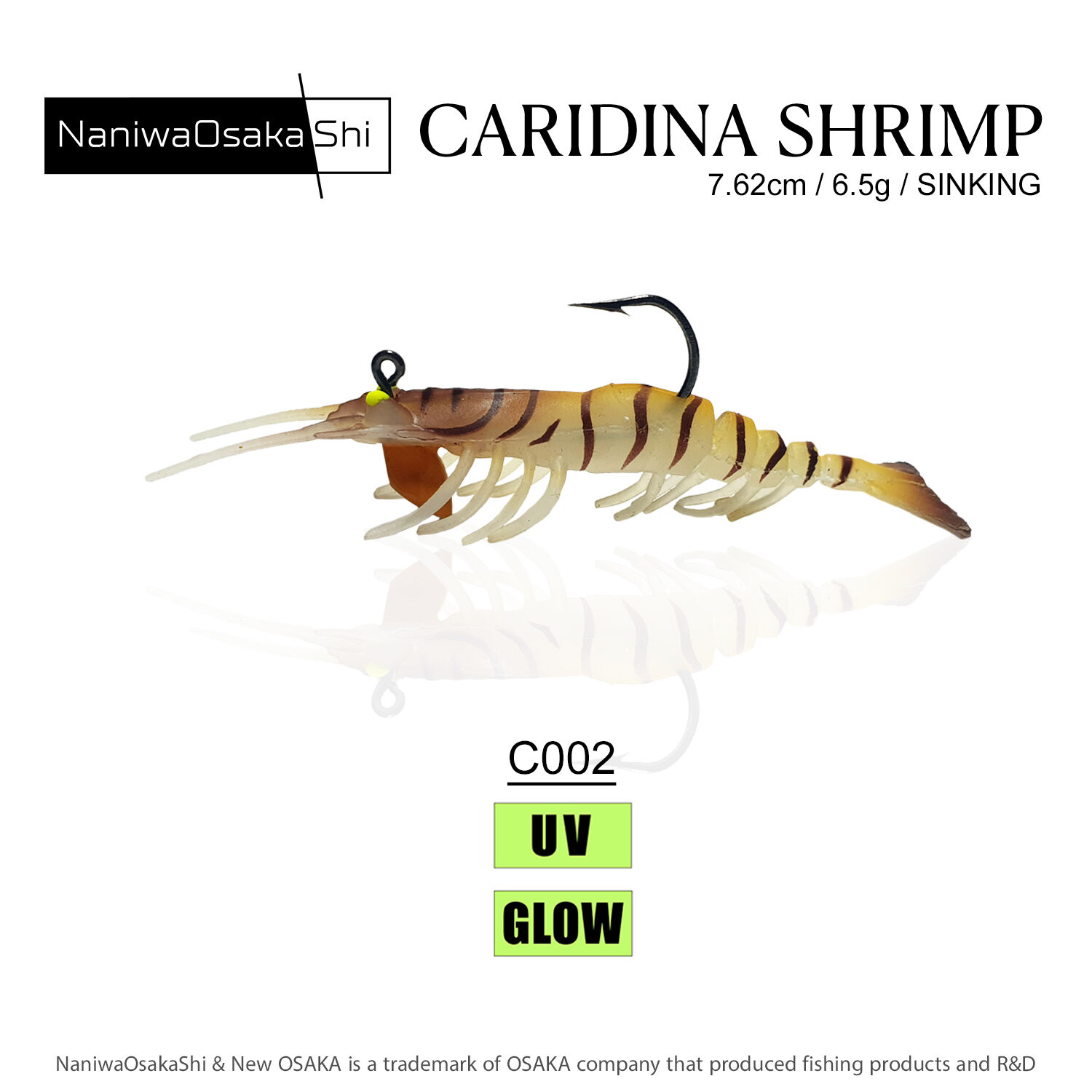 NaniwaOsakaShi Caridina Shrimp 7,62cm 6,5Gr C002