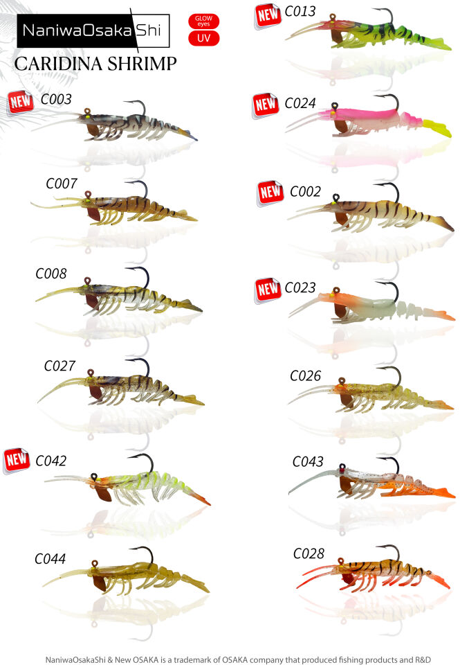 NaniwaOsakaShi Caridina Shrimp 7,62cm 6,5Gr C002