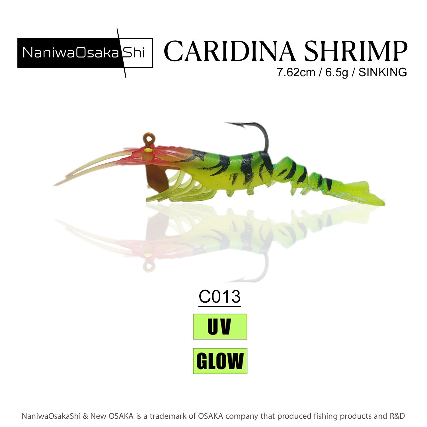 NaniwaOsakaShi Caridina Shrimp 7,62cm 6,5Gr C013