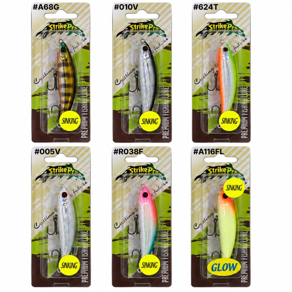 Strike Pro EG222B-S Skinny Mini 70S 7cm 9.7gr 010V