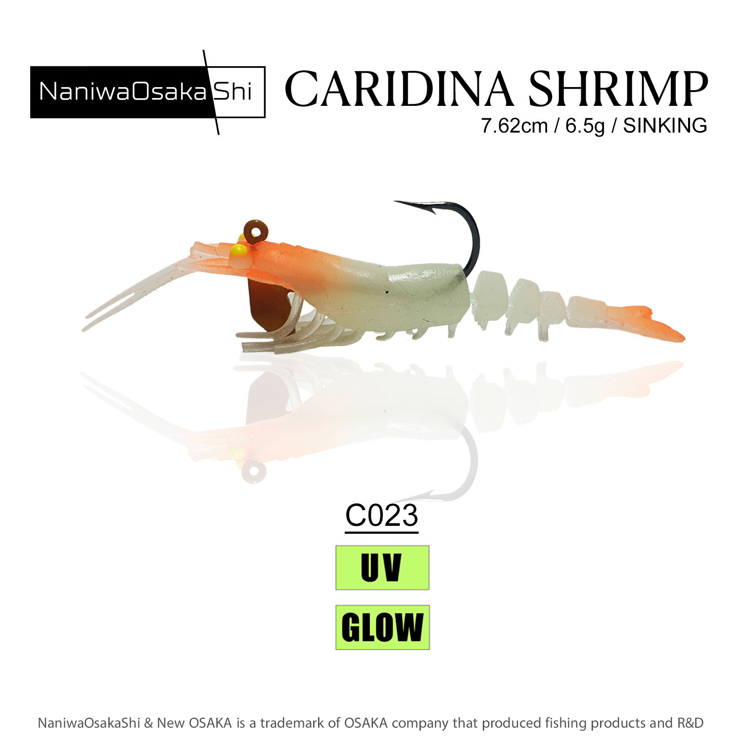 NaniwaOsakaShi Caridina Shrimp 7,62cm 6,5Gr C023