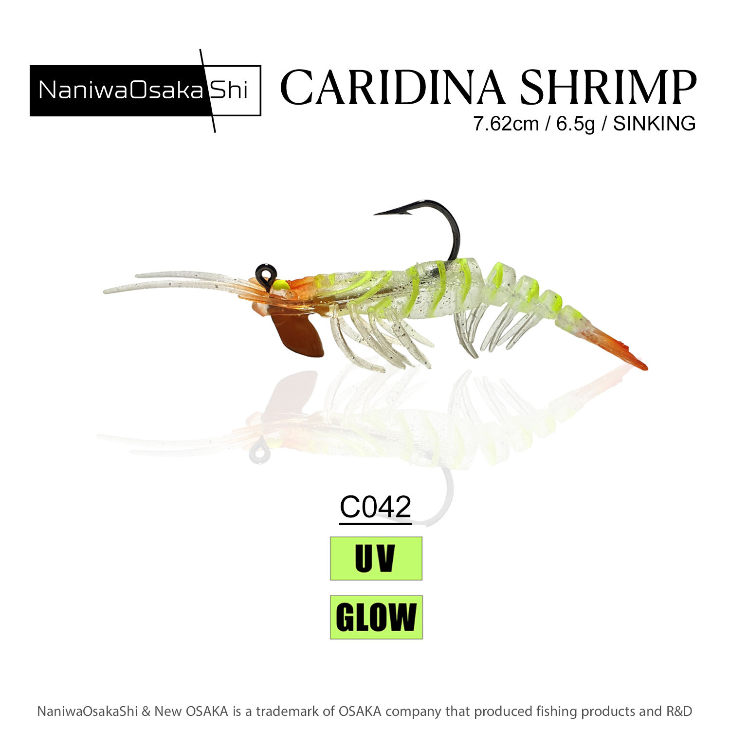 NaniwaOsakaShi Caridina Shrimp 7,62cm 6,5Gr C042