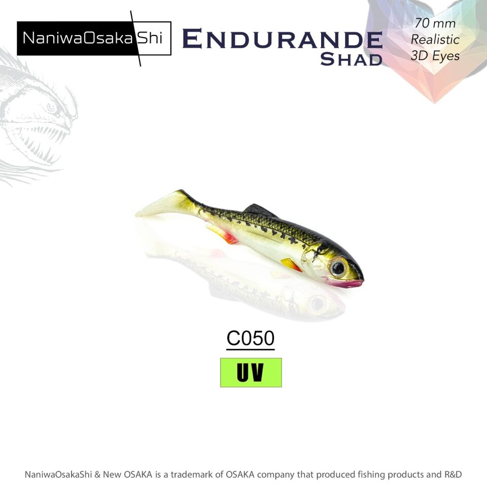 NaniwaOsakaShi Endurande Shad 70mm