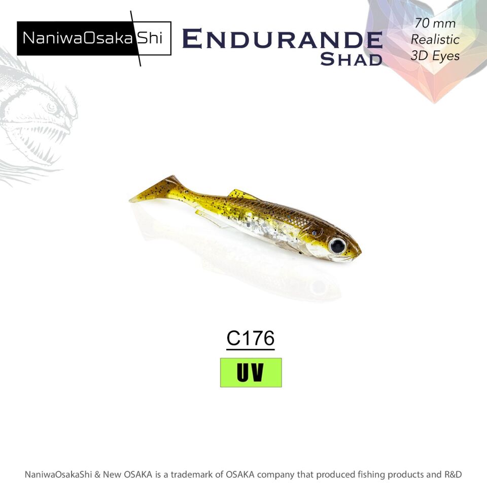 NaniwaOsakaShi Endurande Shad 70mm