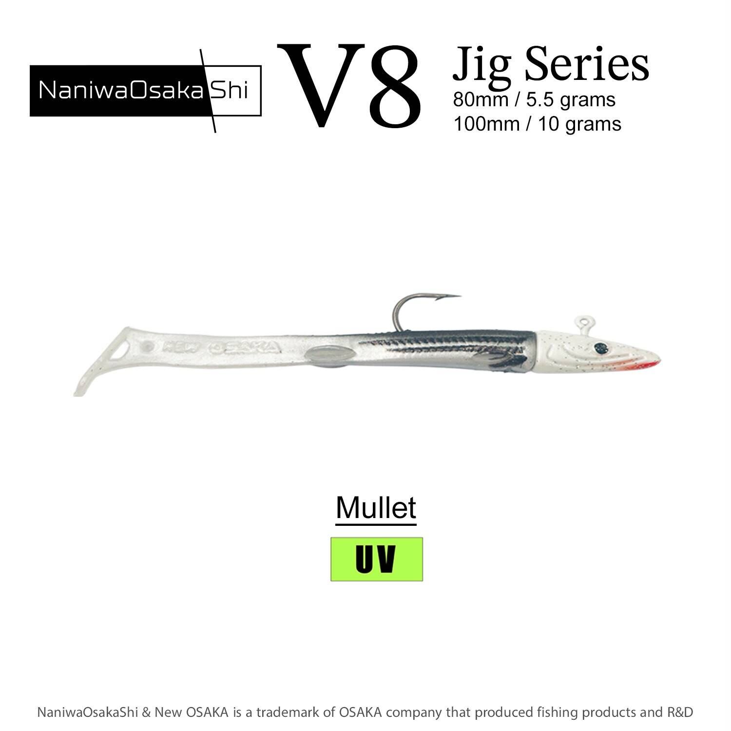 NaniwaOsakaShi V8 Jig Series 80mm 5,5Gr Mullet