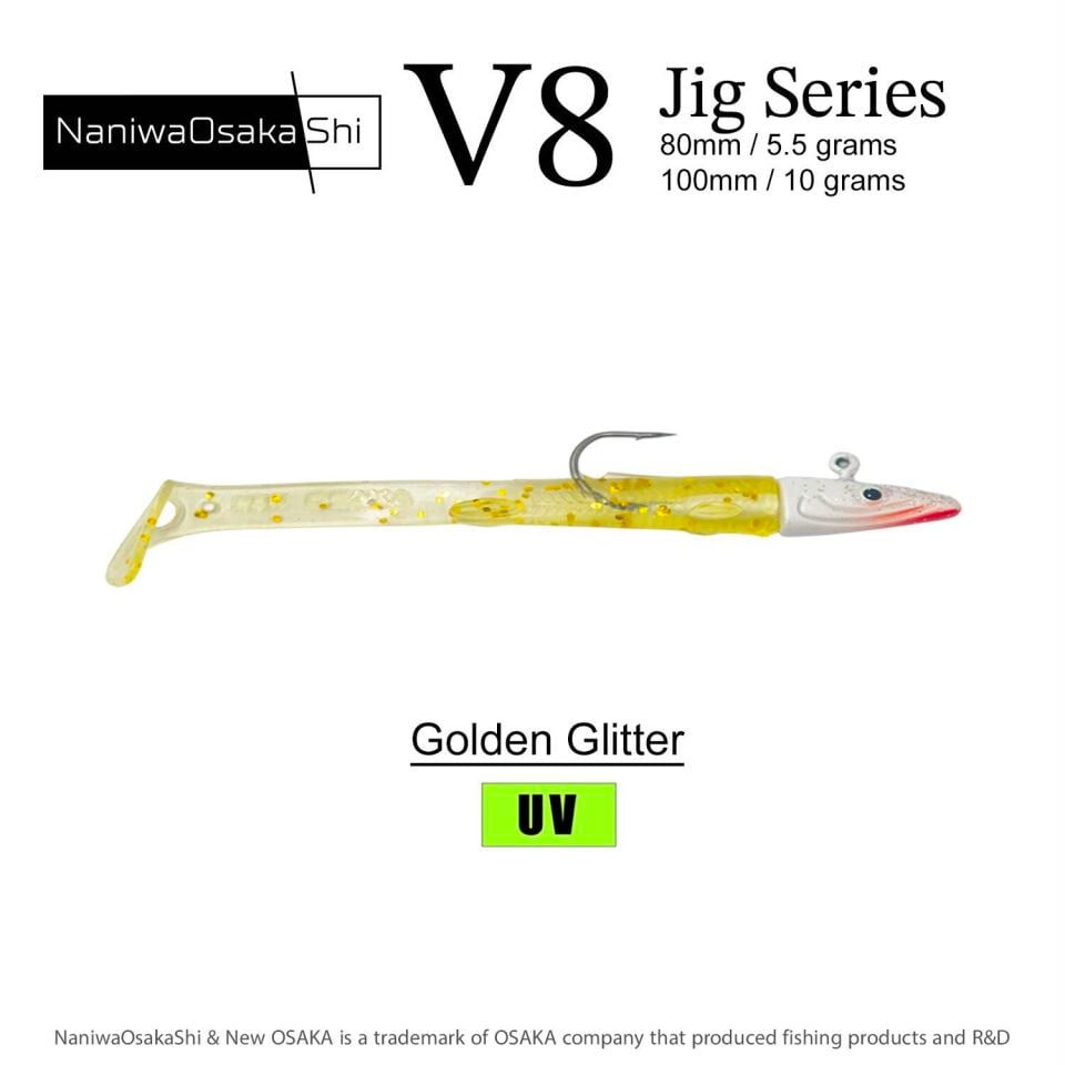 NaniwaOsakaShi Series V8 Jig 100mm 10Gr
