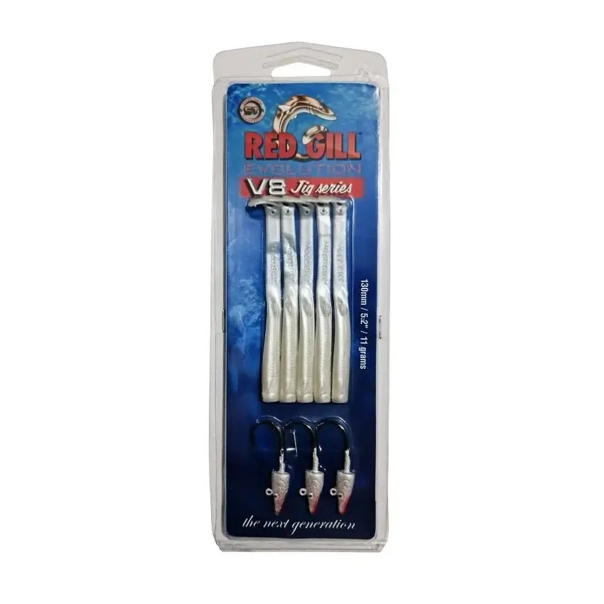 Red Gill V8 Jig 80 Mm 5.5 Gr Silikon Yem