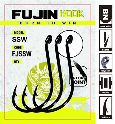 Fujin SSW Delikli Kaynaklı Çapraz  Octopus Kancası