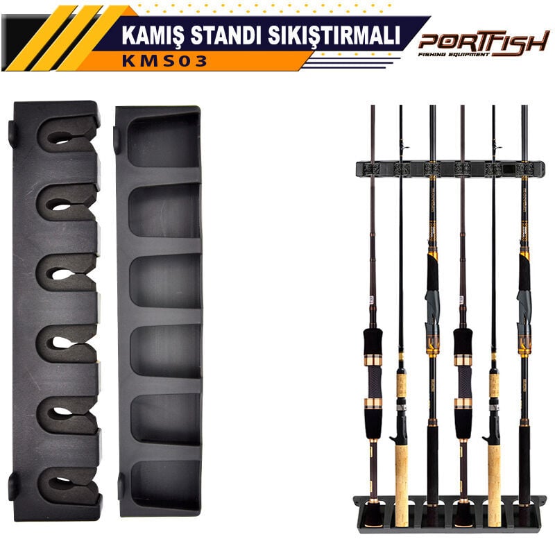Portfish Kamış Standı Sıkıştırmalı