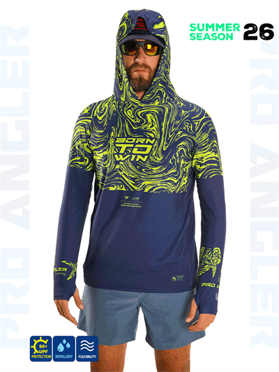 Fujin Pro Angler S26 Hooded Izohips Blue Green