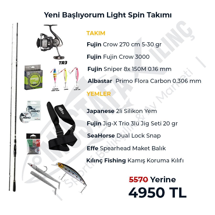 Yeni Başlıyorum Light Spin Takımı