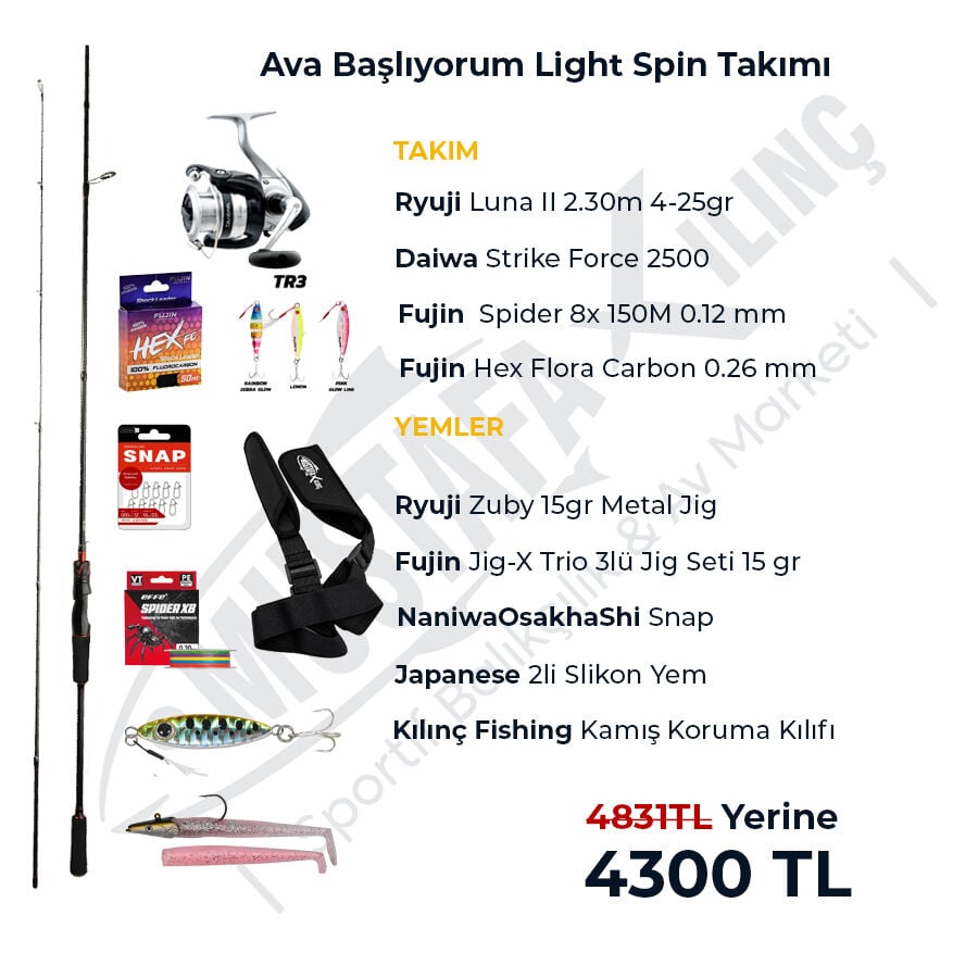 Ava Başlıyorum Light Spin Takımı