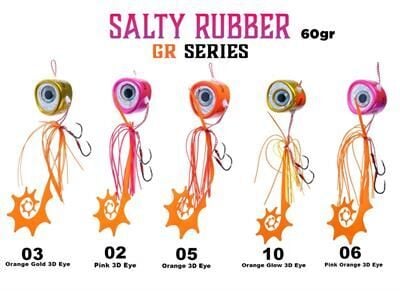 Fujin Salty Rubber 60gr GR Serisi Tai Rubber Set