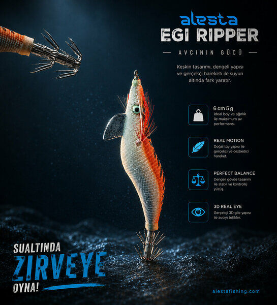 Egi Ripper #1.5 X6750 6cm 5gr Orange