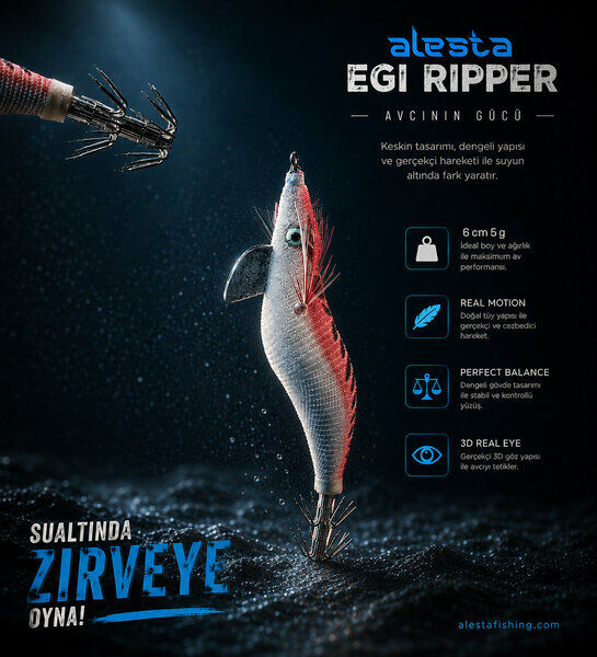 Egi Ripper #1.5 X6750 6cm 5gr Red