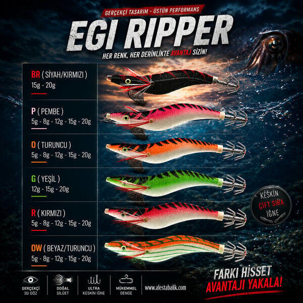 Egi Ripper #2.5 X6752 10cm 12gr