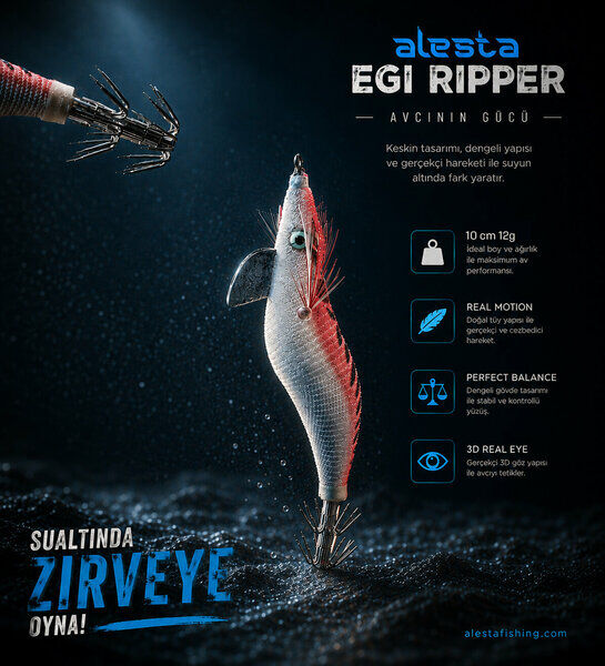 Egi Ripper #2.5 X6752 10cm 12gr Red