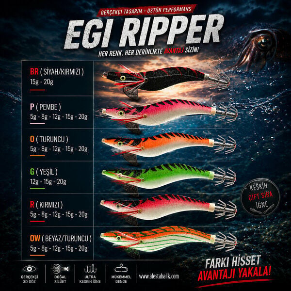 Egi Ripper #3.0 X6753 11cm 15gr