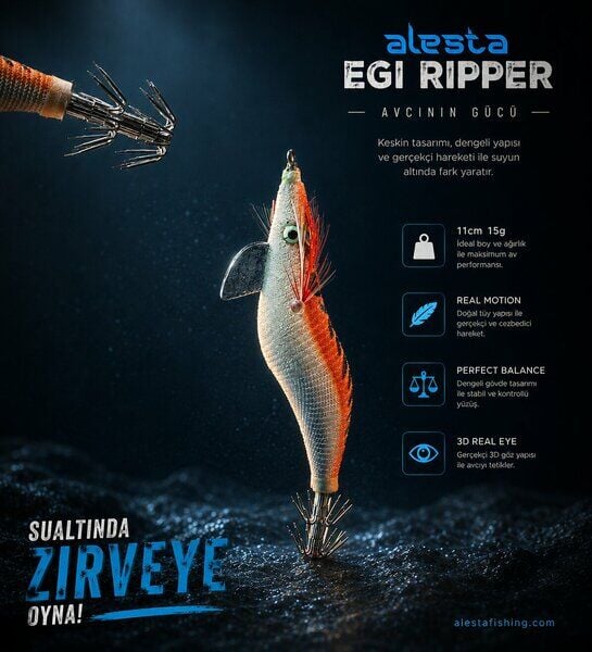 Egi Ripper #3.0 X6753 11cm 15gr Orange