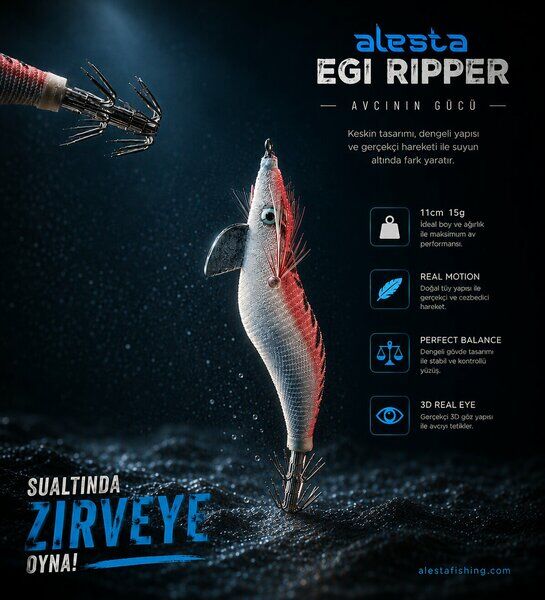 Egi Ripper #3.0 X6753 11cm 15gr Red