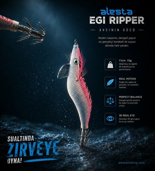 Egi Ripper #3.0 X6753 11cm 15gr Pink