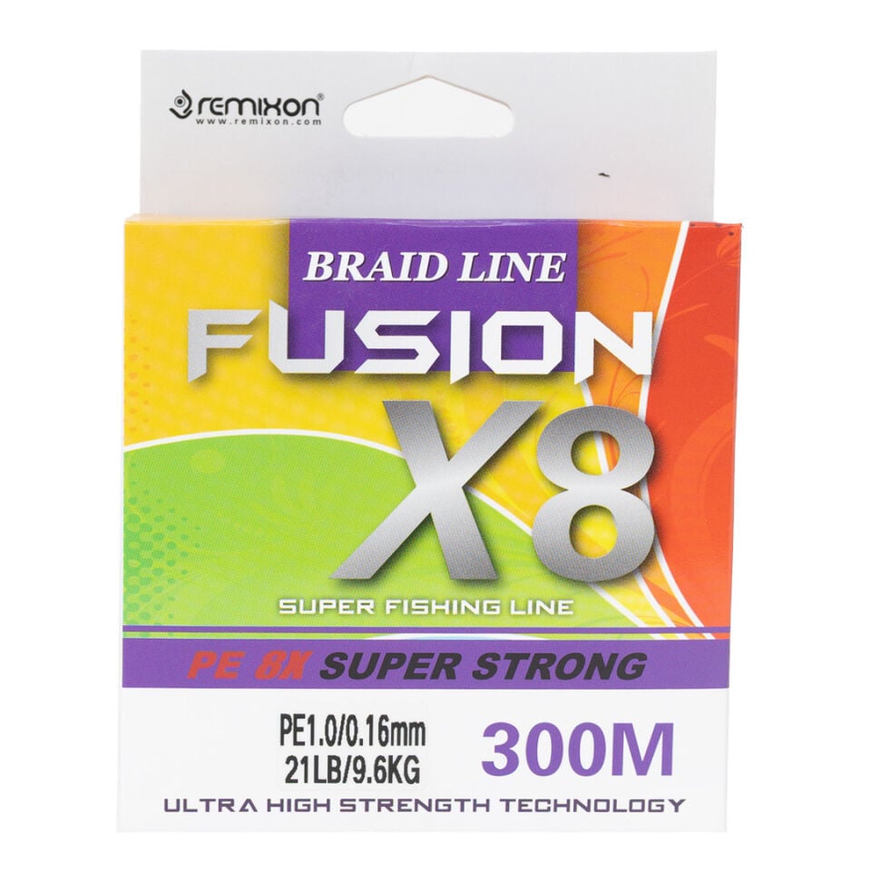 Remixon Fusion 300M X8 Multi Color İp Misina