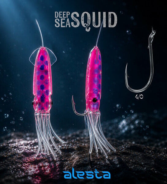 Deep Sea Squid X0297 3K 7cm 0.60 #4/0 Purple Pink