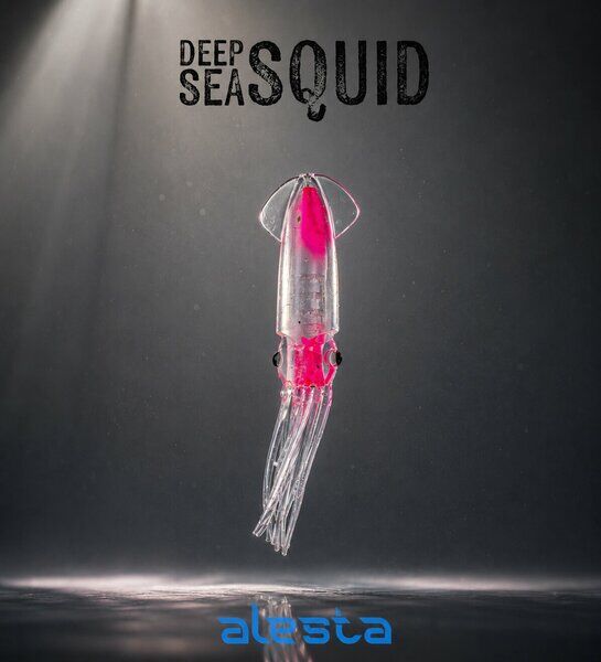 Deep Sea Squid X6152 Glow Pink 10cm 5P