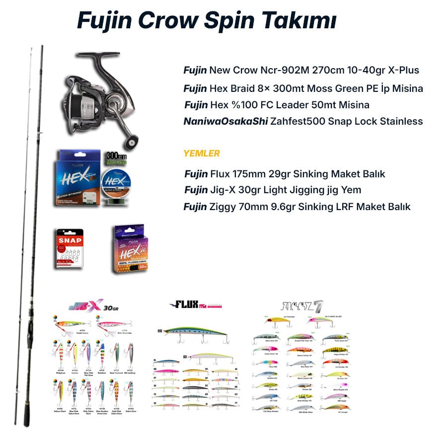 Fujin Crow Spin Takımı