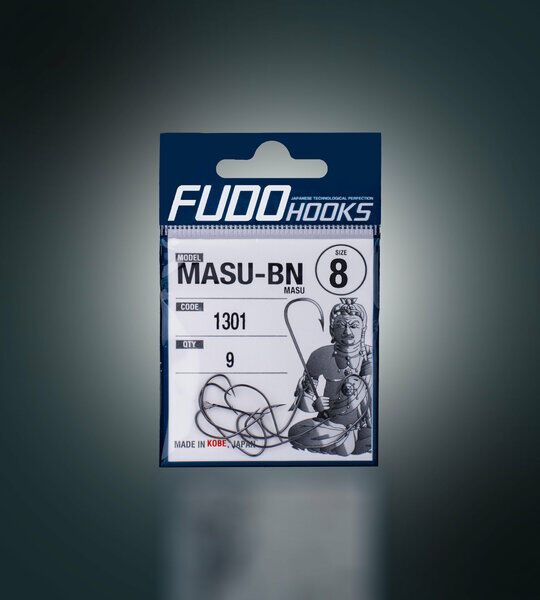 Fudo 1301 Masu Black Nikel Olta İğnesi 8 no